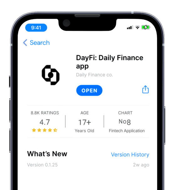 Download DayFi app
